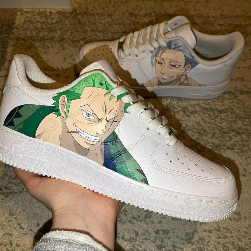 Ban x Zoro Air Force 1 Custom