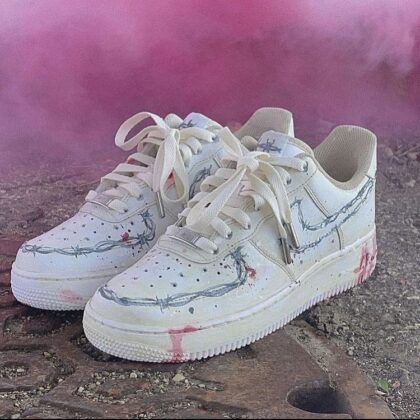 Barbed Wire Air Force 1 Custom