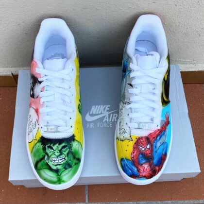 Batman x Hulk x Spider-Man Air Force 1 Custom