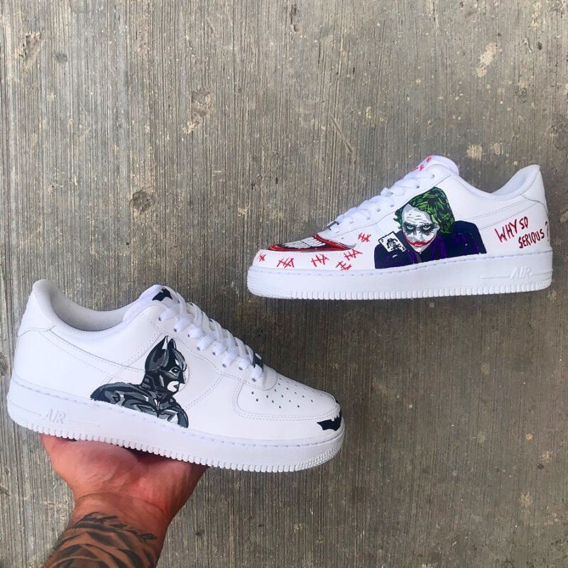 Batman x Joker Air Force 1 Custom