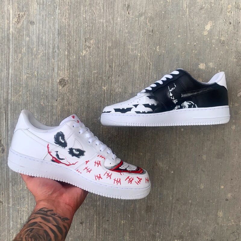 Batman x Joker Air Force 1 Custom - Daniel Customs