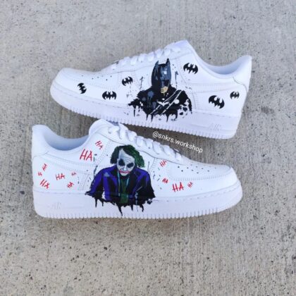 Batman x Joker Air Force 1 Custom