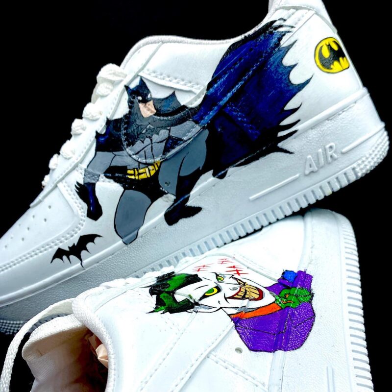 Batman x Joker Air Force 1 Custom