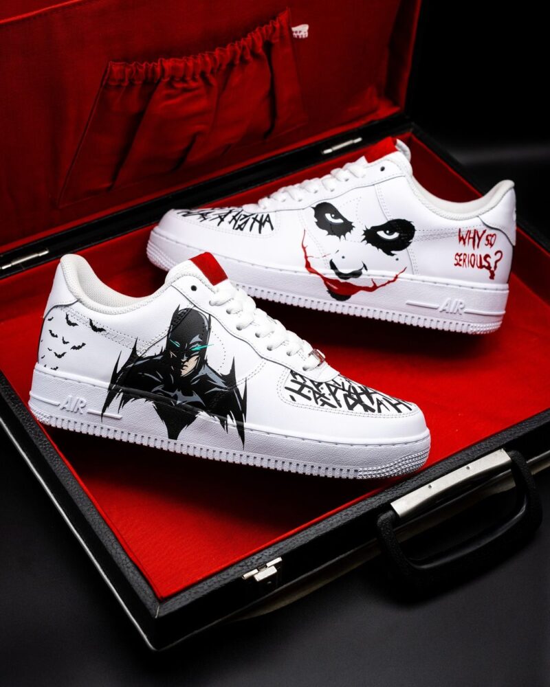 Batman x Joker Air Force 1 Custom