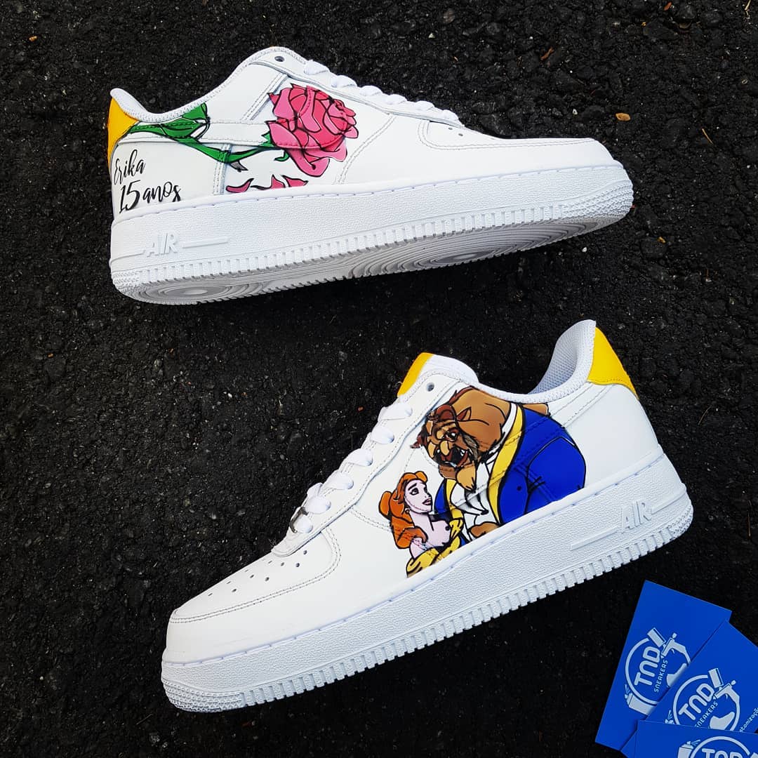 Custom beauty and sales the beast shoes