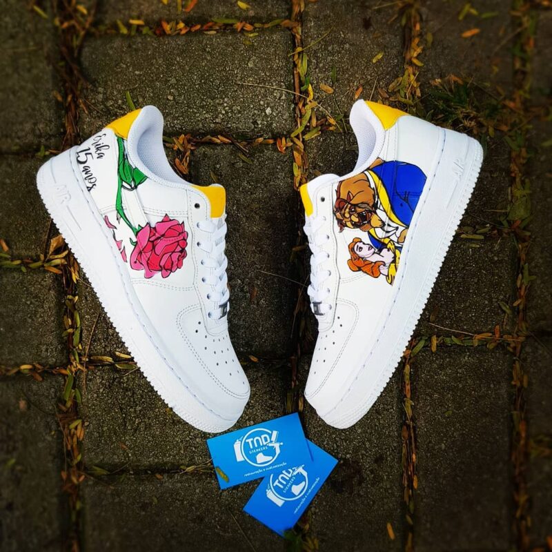 Beauty and the Beast Air Force 1 Custom