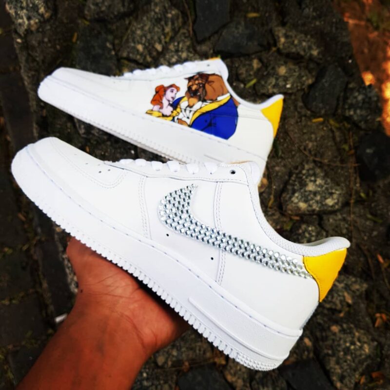 Beauty and the Beast Air Force 1 Custom