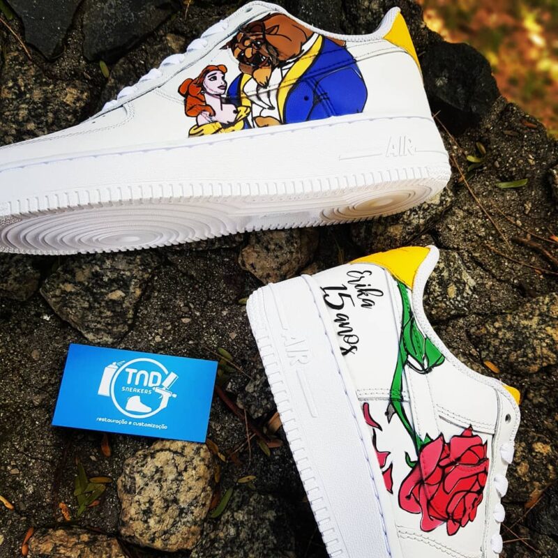 Beauty and the Beast Air Force 1 Custom