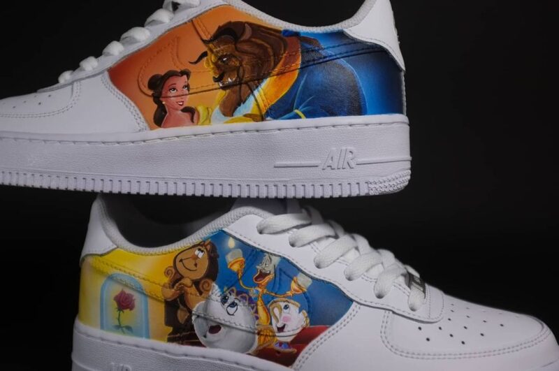 Beauty and the Beast Air Force 1 Custom