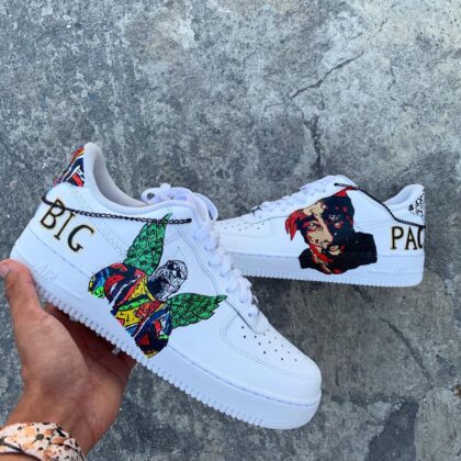 Biggie x Tupac Air Force 1 Custom