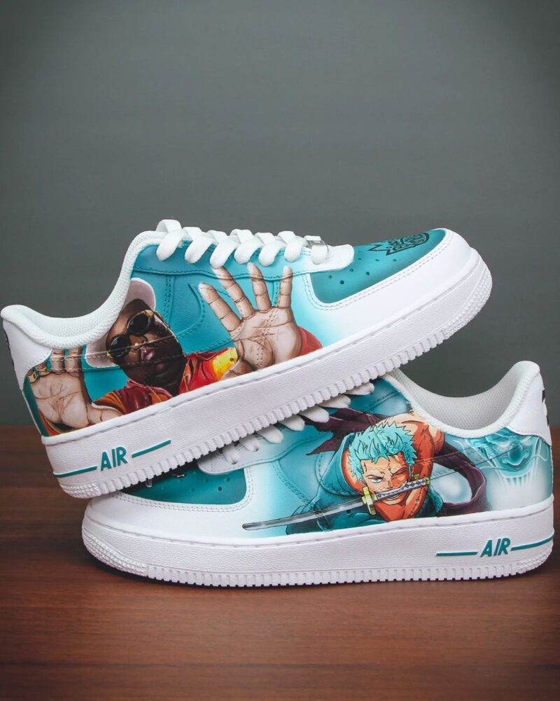 Biggie x Zoro Air Force 1 Custom