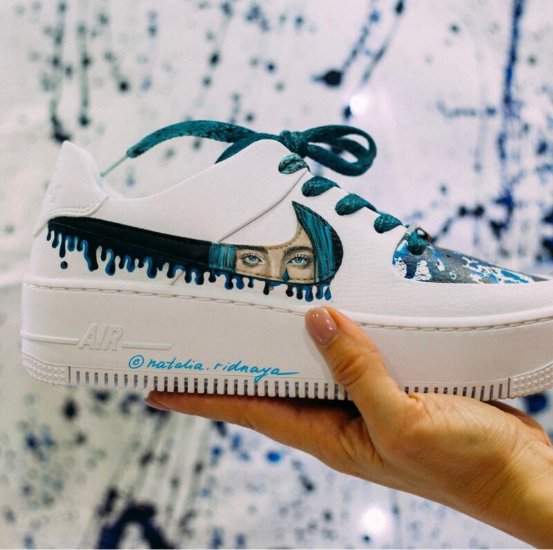 Billie Eilish Air Force 1 Custom