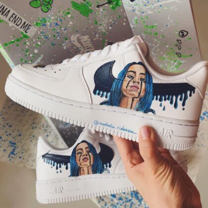 Billie Eilish Air Force 1 Custom