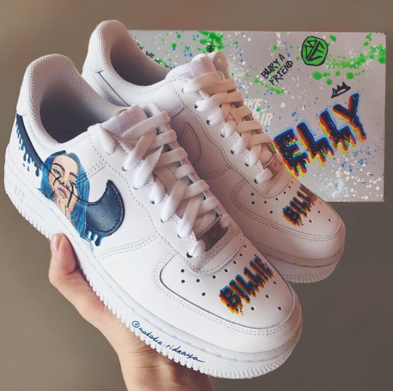 Billie Eilish Air Force 1 Custom