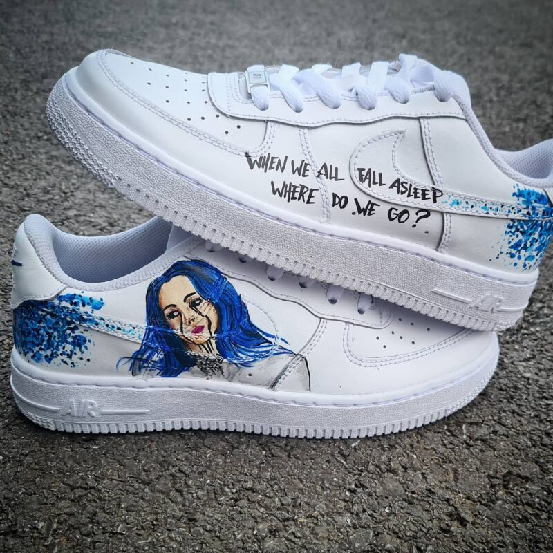 Billie Eilish Air Force 1 Custom