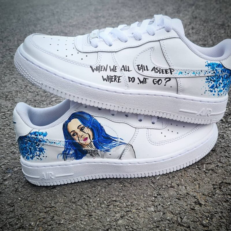 Billie Eilish Air Force 1 Custom