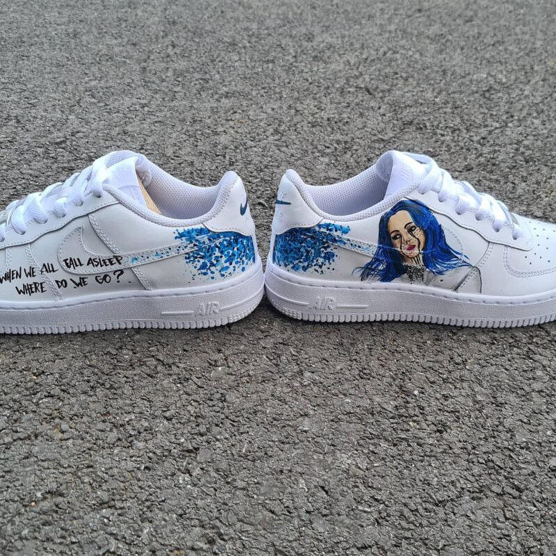 Billie Eilish Air Force 1 Custom