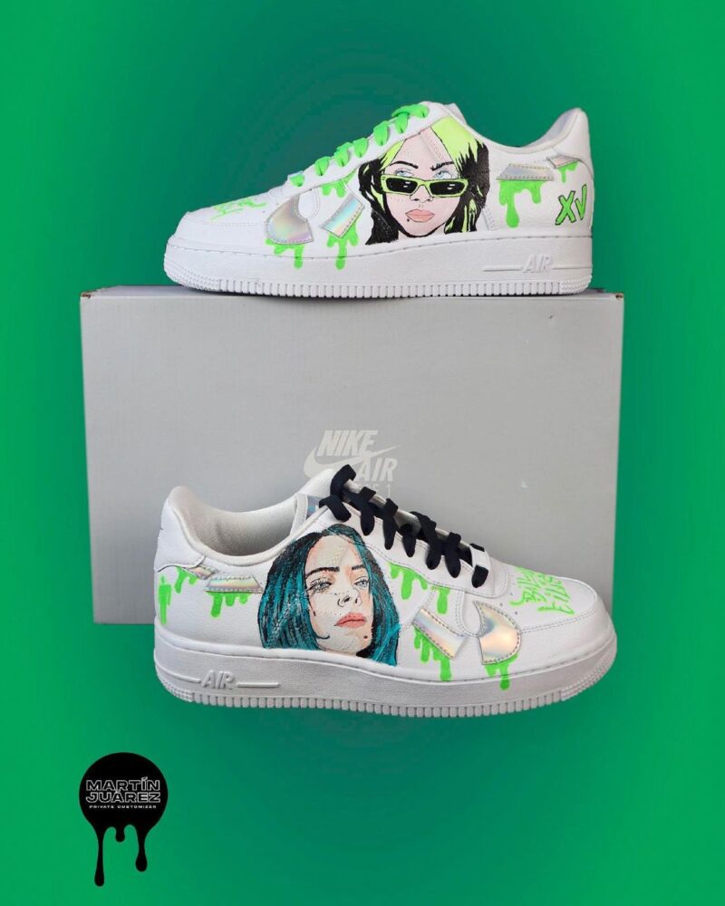 Billie Eilish Air Force 1 Custom