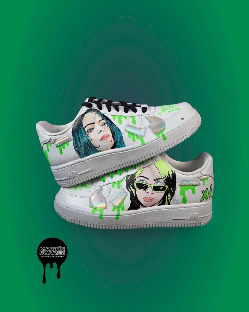 Billie Eilish Air Force 1 Custom