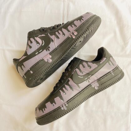 Black Air Force 1 Custom