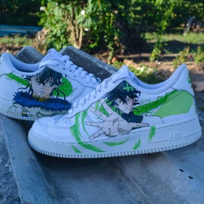 Black Clover - Yuno Air Force 1 Custom