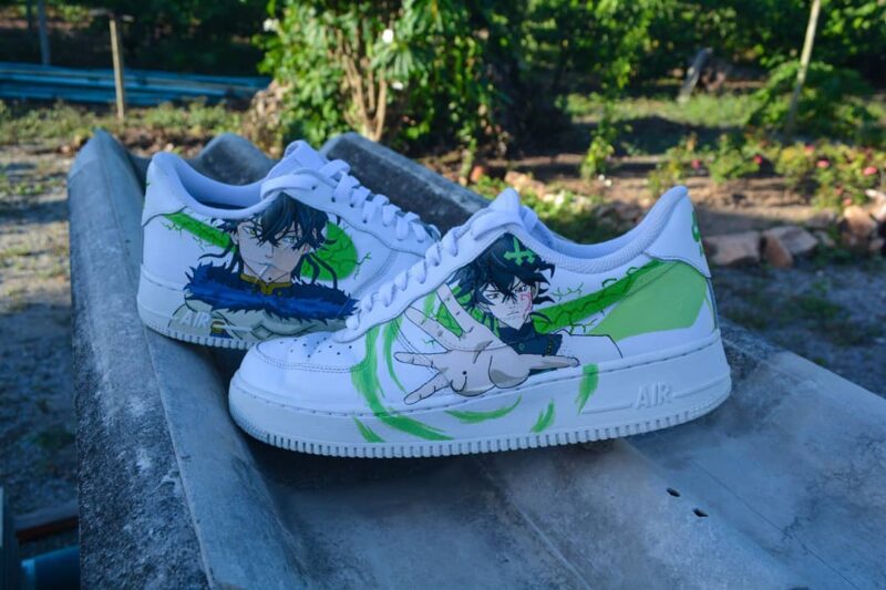 Black Clover - Yuno Air Force 1 Custom