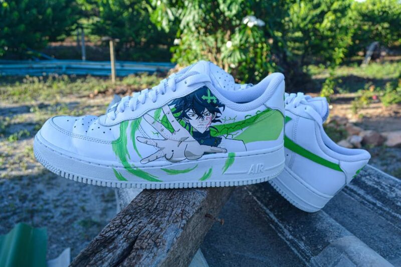 Black Clover - Yuno Air Force 1 Custom