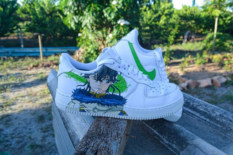 Black Clover - Yuno Air Force 1 Custom