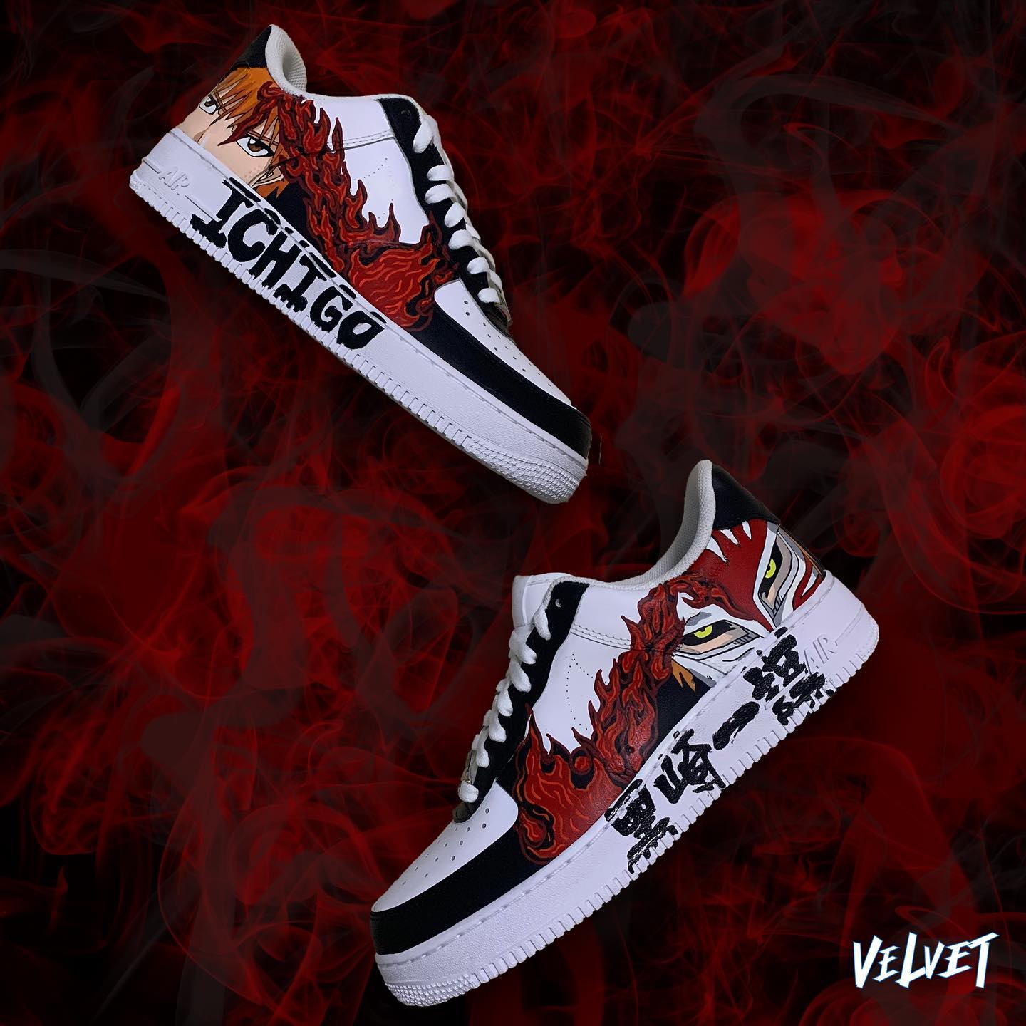 bleach nike air force 1