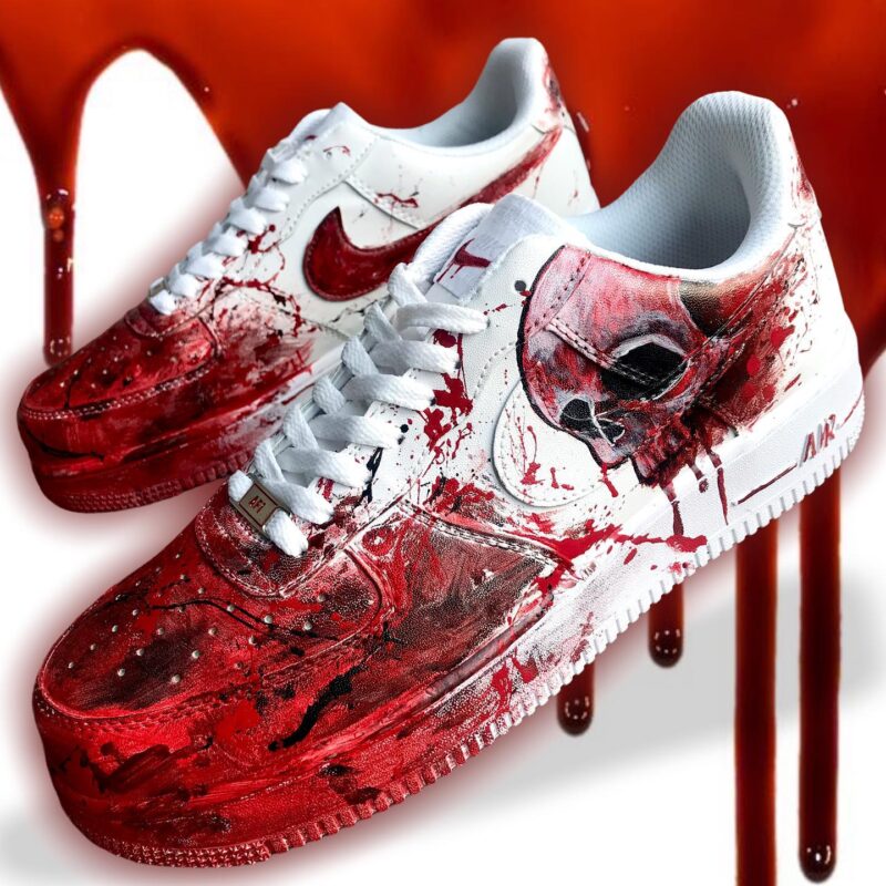 Blood Air Force 1 Custom