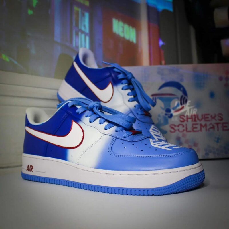 Blue Air Force 1 Custom