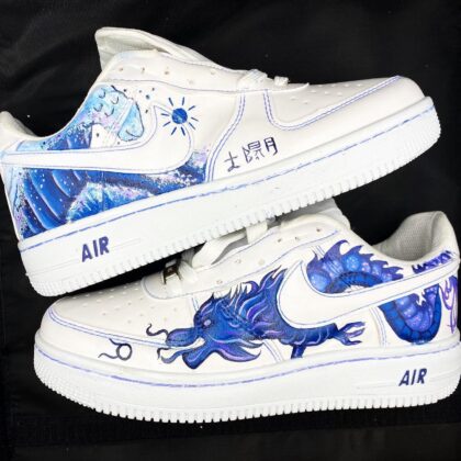 Blue Dragon Air Force 1 Custom