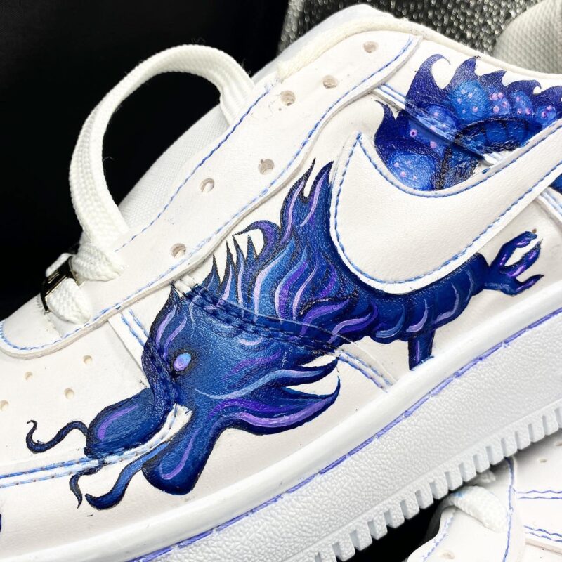 Blue Dragon Air Force 1 Custom