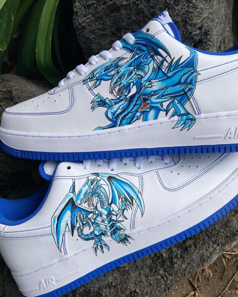 Blue Eyes Ultimate Dragon Air Force 1 Custom