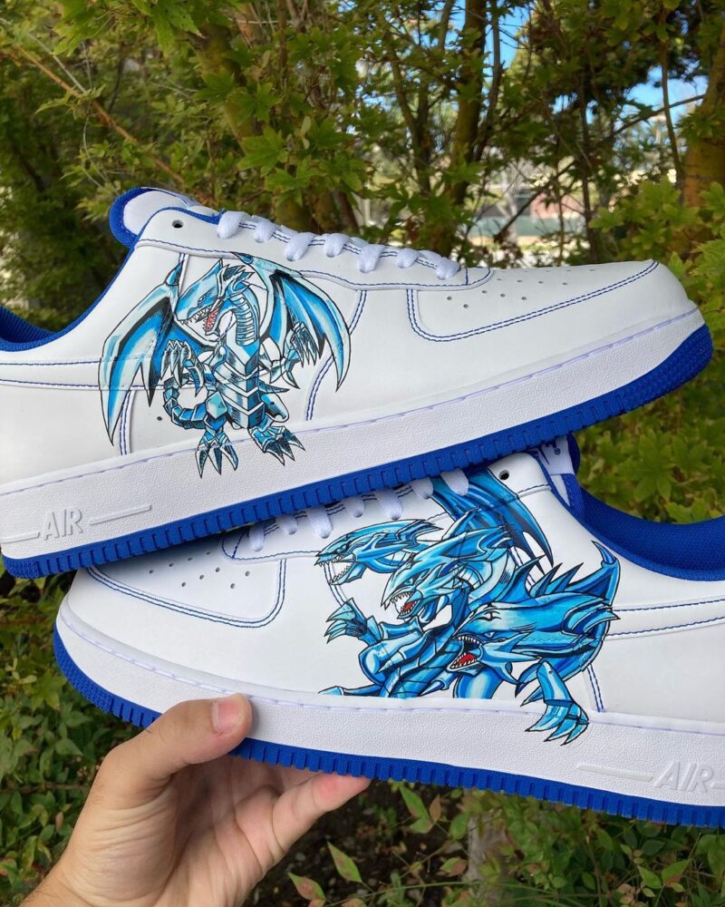 Blue Eyes Ultimate Dragon Air Force 1 Custom