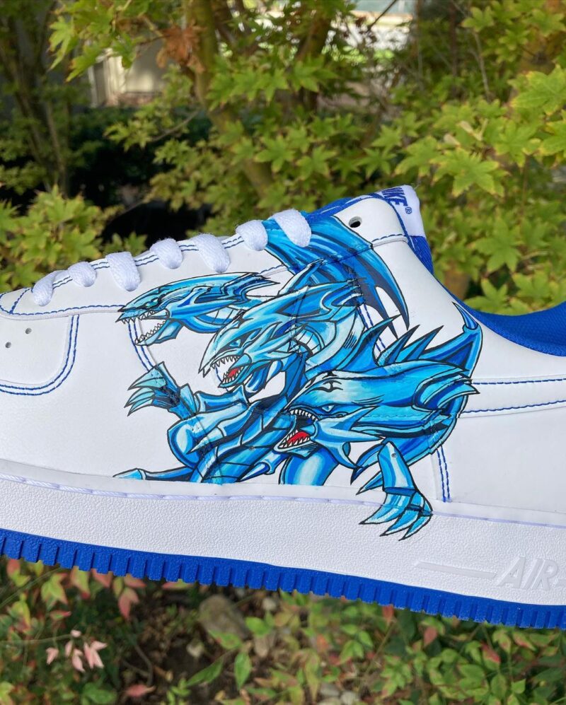 Blue Eyes Ultimate Dragon Air Force 1 Custom