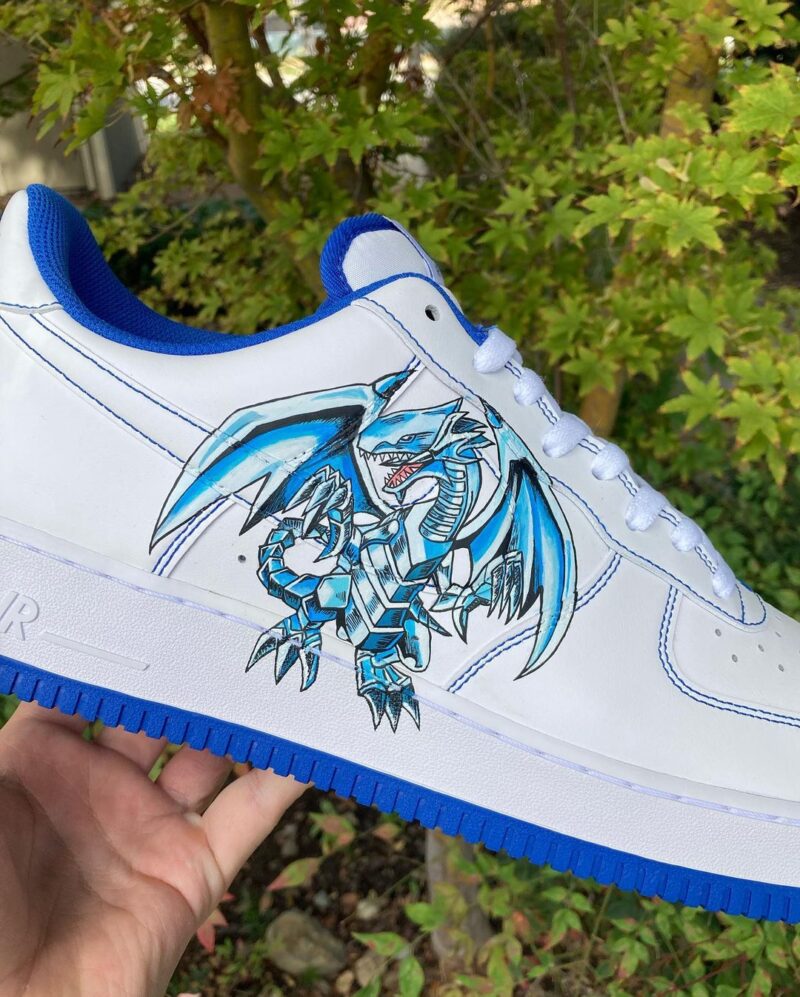 Blue Eyes Ultimate Dragon Air Force 1 Custom