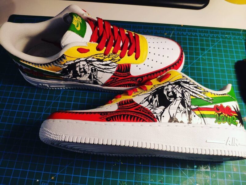 Bob Marley Air Force 1 Custom