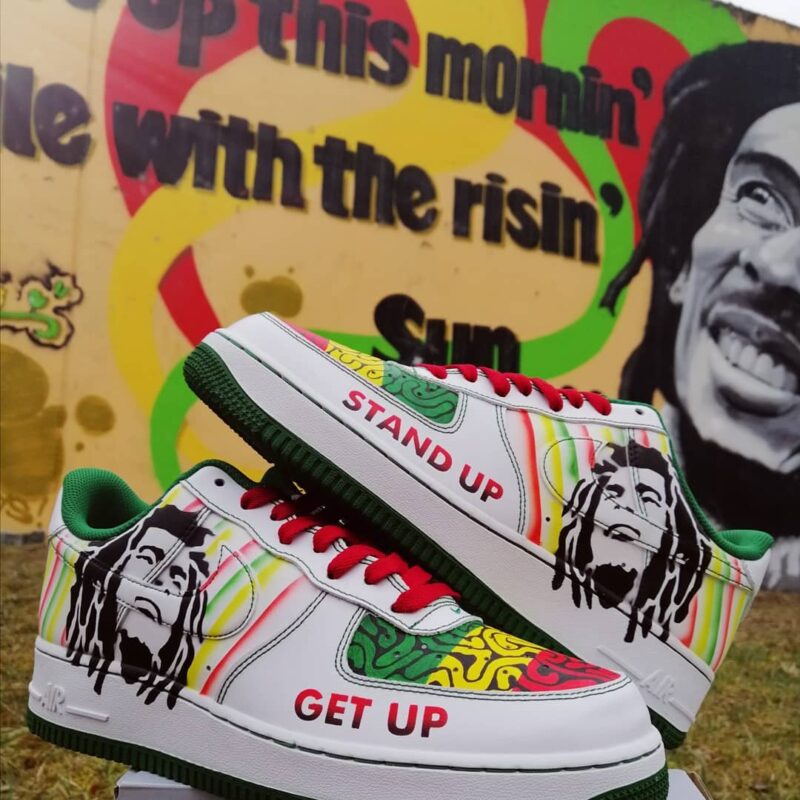 Bob Marley Air Force 1 Custom