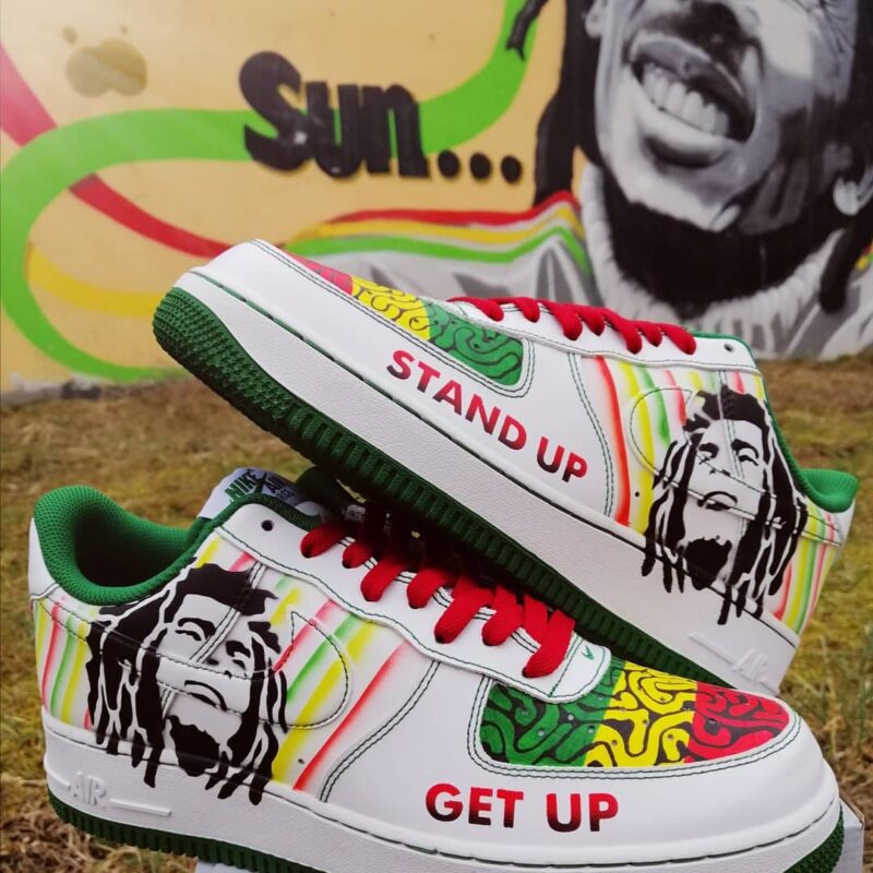 Bob Marley Air Force 1 Custom