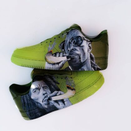 Bob Marley x Snoop Dogg Air Force 1 Custom