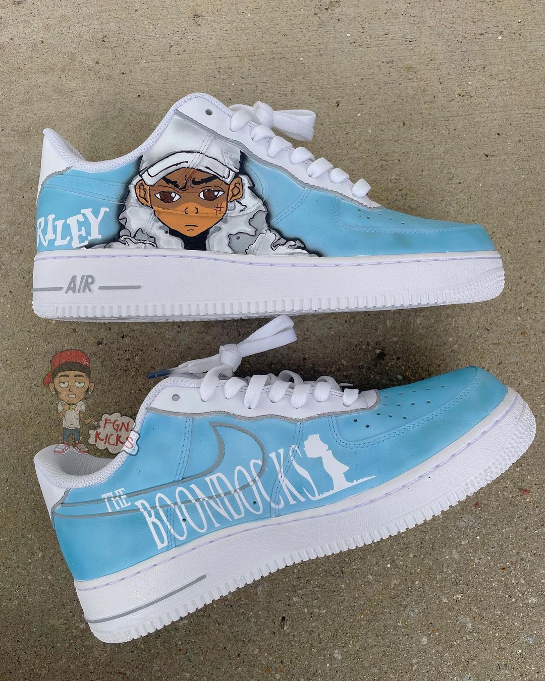 Boondocks Air Force 1 – WadeCustomShoeCo