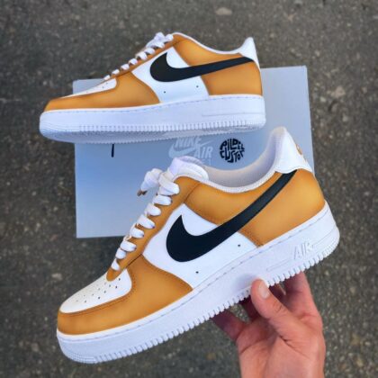 Brown Vintage Air Force 1 Custom