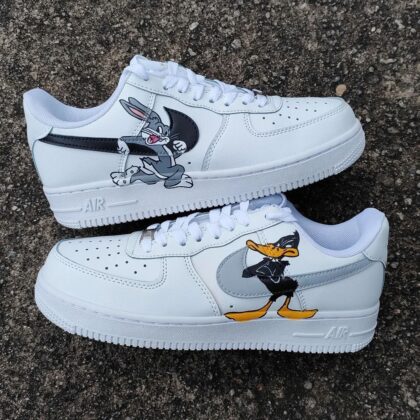 Bugs Bunny x Daffy Duck Air Force 1 Custom