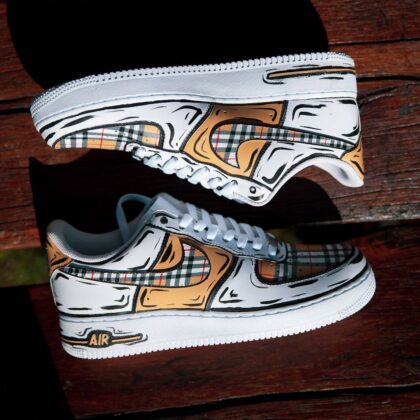 Burberry Air Force 1 Custom