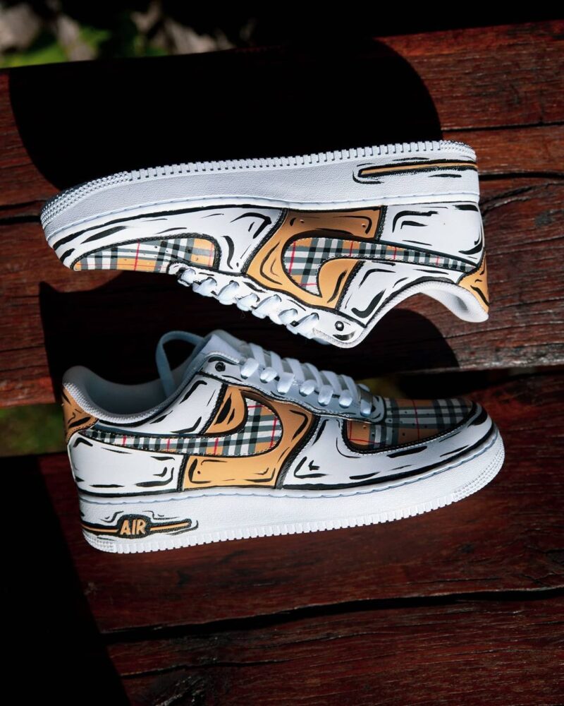 Burberry Air Force 1 Custom