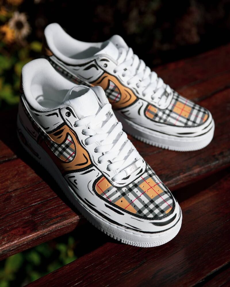 Burberry Air Force 1 Custom