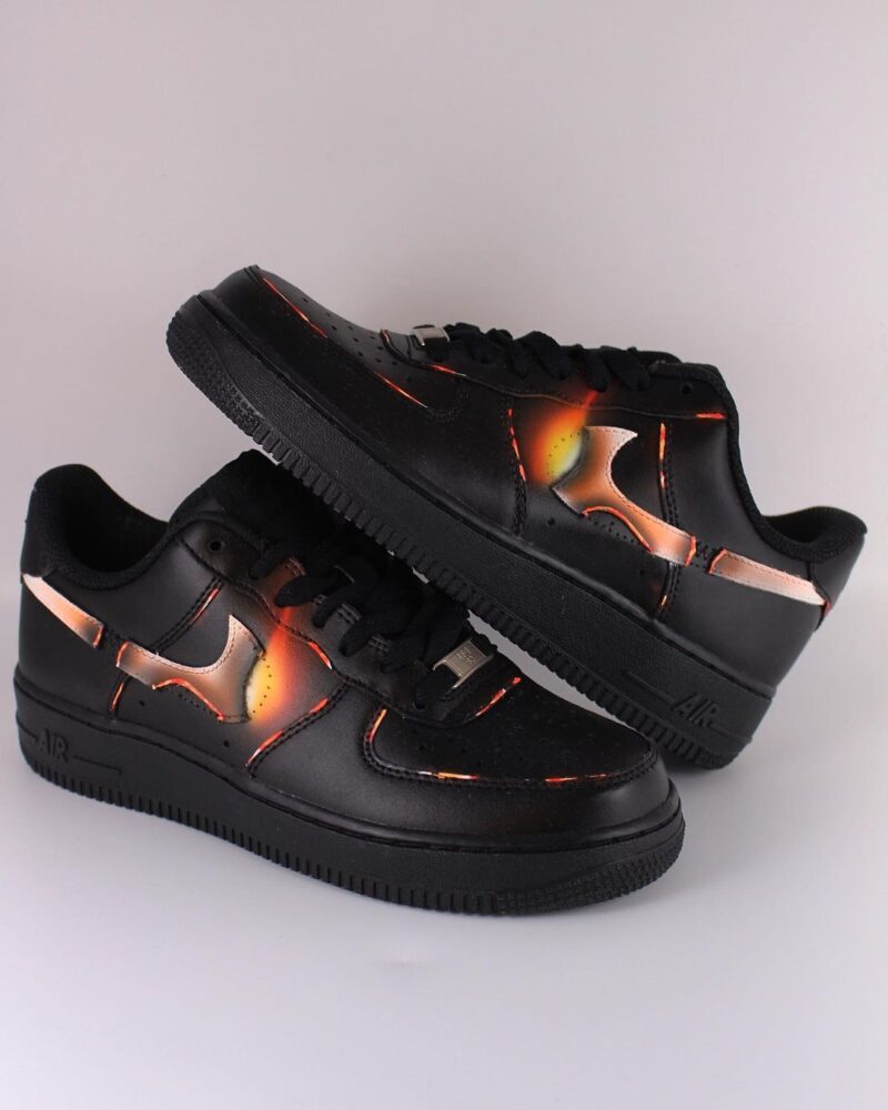 Burning Air Force 1 Custom