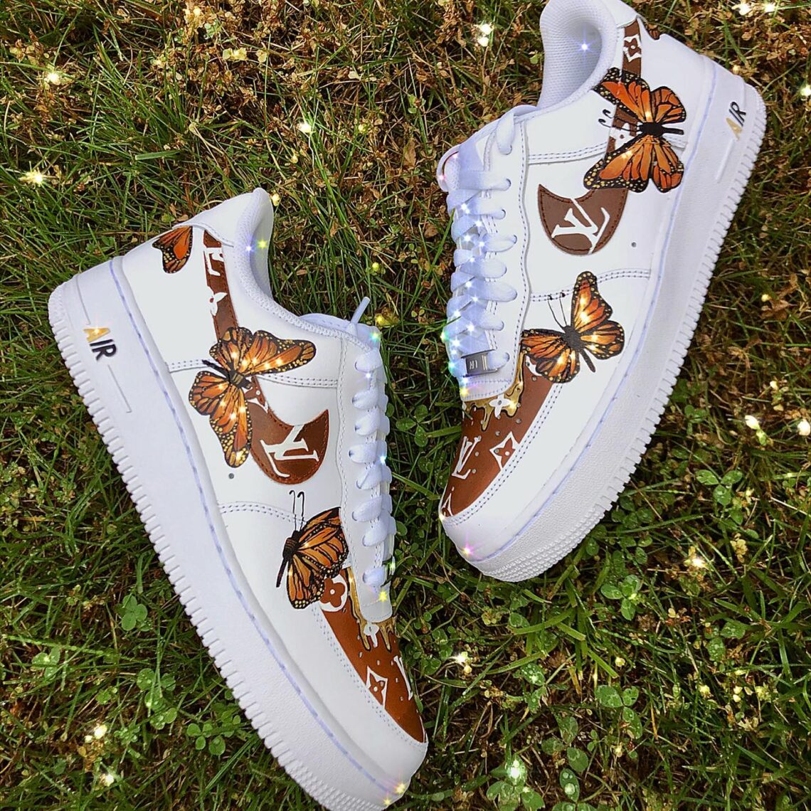 gold star butterfly air force 1