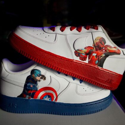 Captain America x Iron Man Air Force 1 Custom